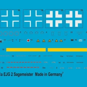 Nouveauté Peddinghaus-Decals 1935 Me 262 B-1a EJG 2 Sagemeister