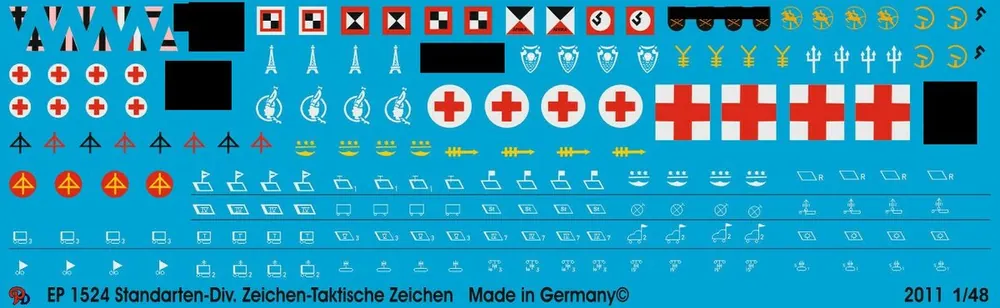 Soldes Peddinghaus-Decals 1524 Vehicle Standards Tactical Markings And Div. Signs
