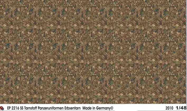 Peddinghaus-Decals 2216 SS Camo Smoke Tank Uniforms Pea Style Certifié