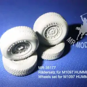 MR Modellbau 35177 Wheels set for M1097 HUMMER HHV will be superseded by MR-35406 Offre Exclusive