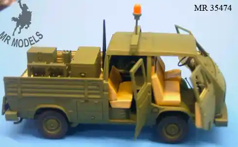 DISCONTINUED MR Modellbau 35474 Interior kit Feldkabeltrupp field telephone equipment for VW T3 Doka Offre Spéciale
