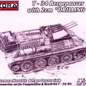 Acheter Direct Kora Models AC7206 T-34 Bergepanzer w/ 2cm Drilling