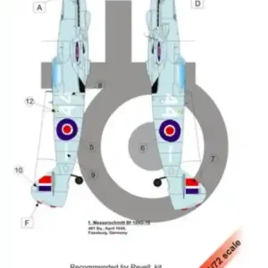 LF Models C7255 Captured Bf 109G part III. Prix Promo