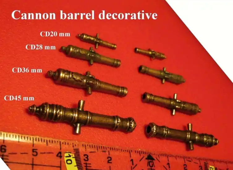 HiSModel G-CD45 Gun barrel decorate - L 45mm Réduction