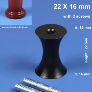 RP TOOLZ CUR-2216-P Curved plastic plinth 22x16 mm Paiement Sécurisé