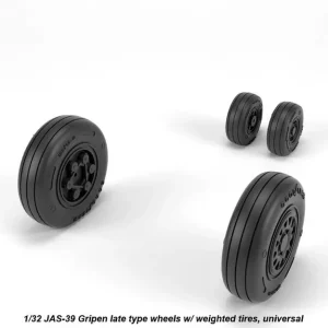 Armory Models Group AW32503 JAS-39 "Gripen" wheels w/ weighted tires, late Soldes