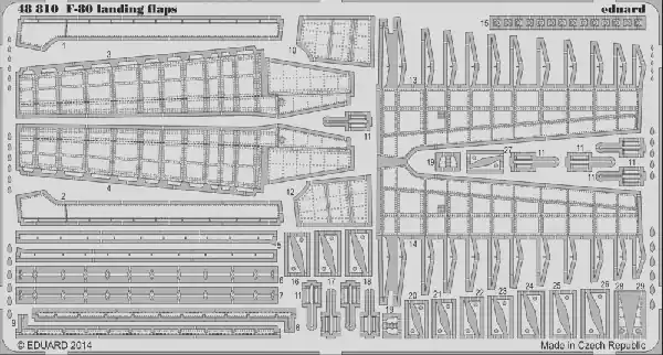 Eduard 48810 F-80 landing flaps Hobby Boss Usine Directe