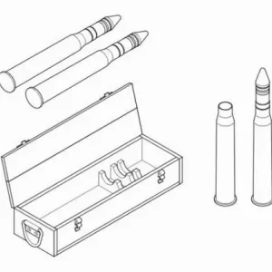 Quantité Limitée CMK K3042 Amunicja+skrzynia 75 mm KwK 42L70