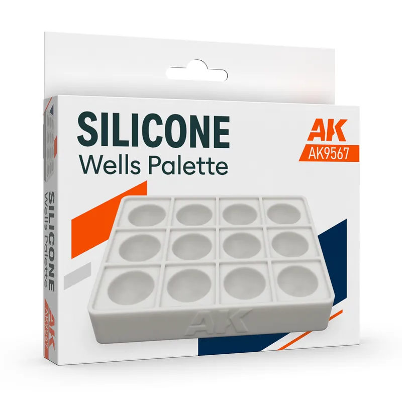 AK-Interactive 9567 Silicone Wells Palette Top Vente