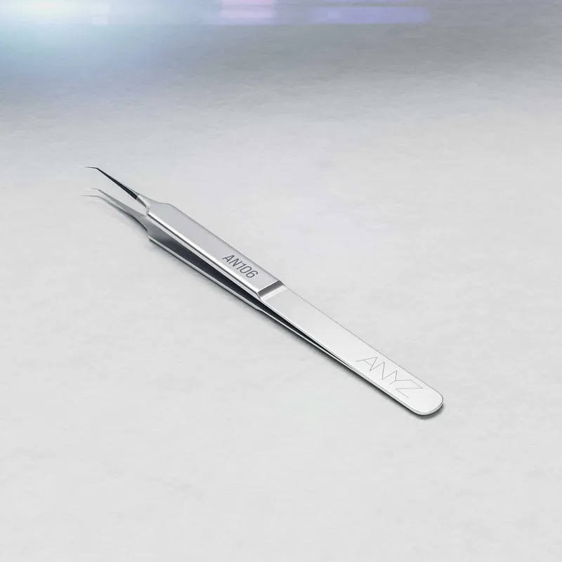 Réduction Anyz Model Accessories 106 Super Precision Tweezers Curved (Stainless Steel)