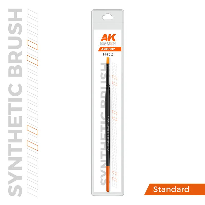 Offre Spéciale AK-Interactive B002 AK Synthetic Brush - Flat 2