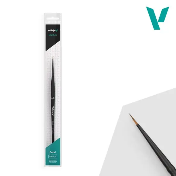 Vallejo B02040 Brush - Detail - Round Synthetic No. 4/0 Petit Prix