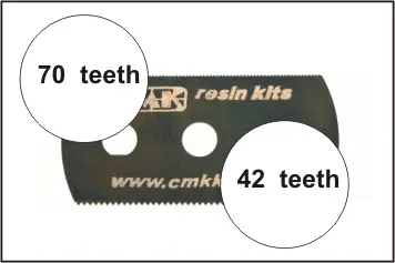Petit Prix CMK H1000 Ultra smooth and extra smooth saw (2 sides) 1 pc