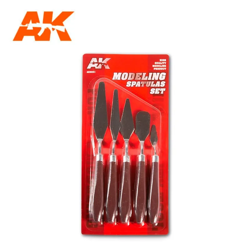 AK-Interactive 9051 Modeling Spatulas Set Prix Cassé