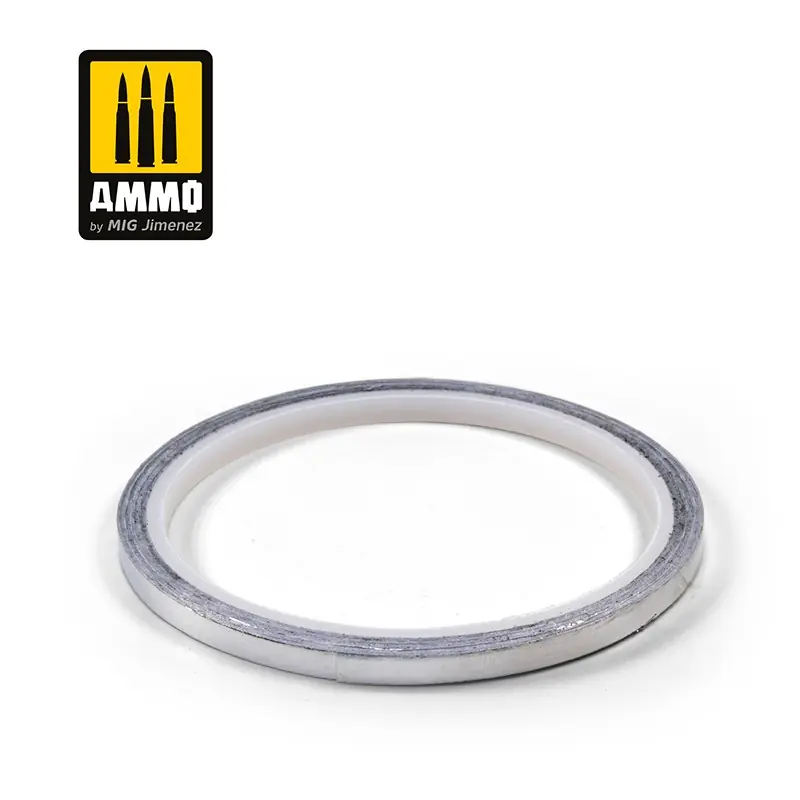 AMMO of Mig Jimenez 8249 ALUMINIUM TAPE 5 mm x 10 m (0.19 in x 32.8 ft) Acheter En Ligne