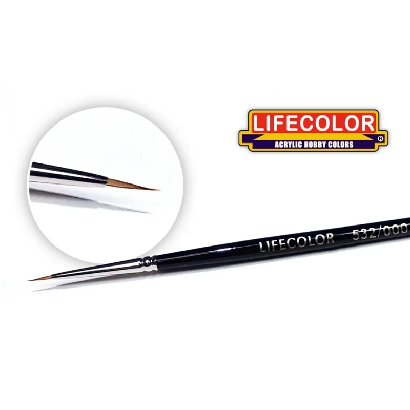 Life Color TA532000 Long Hair Marten Brush 532-000 Haute Qualité