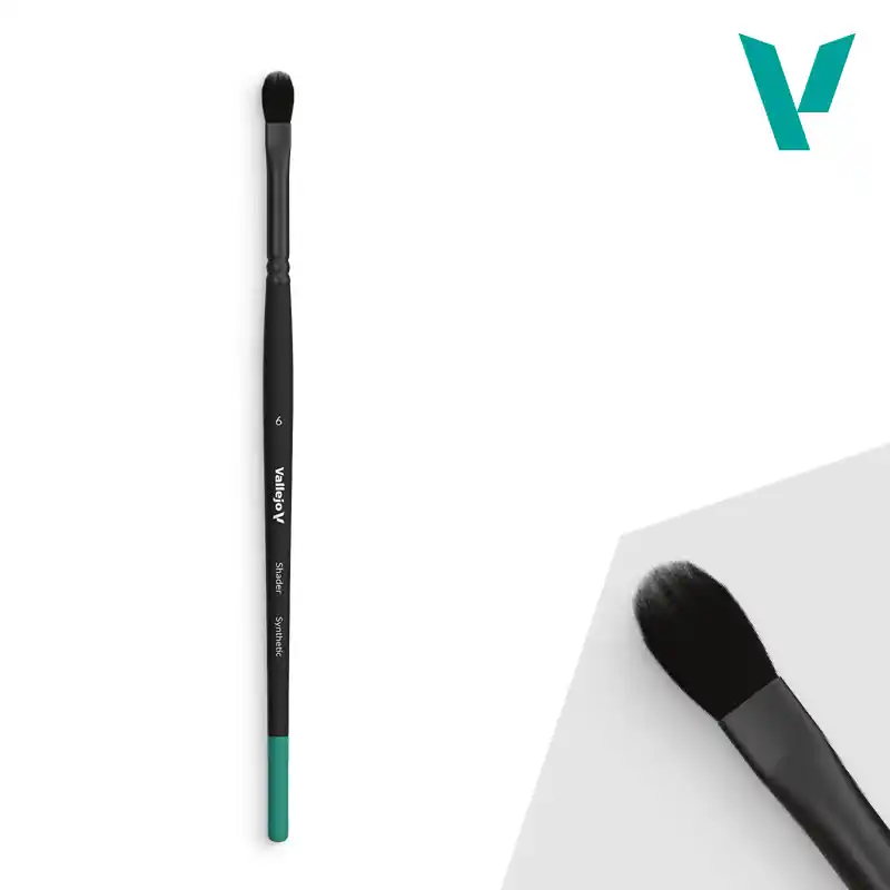 Marque Vallejo B06006 Brush - Shader - Filbert Synthetic No. 6