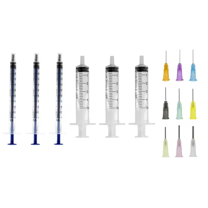 Top Vente Shesto POL1015 Syringe & Applicator Set (15 pcs)