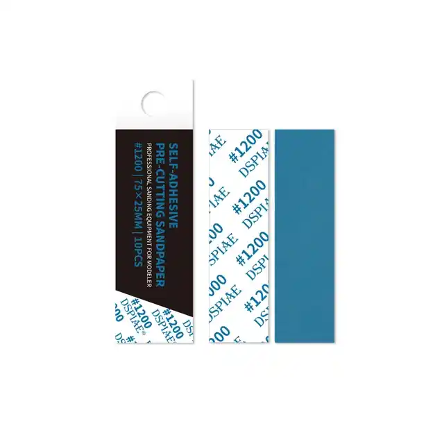 DSPIAE 56572 DSP-1200 Reusable Self-Adhesive Sandpaper 1200 75mm x 25mm (10pcs) Bon Plan