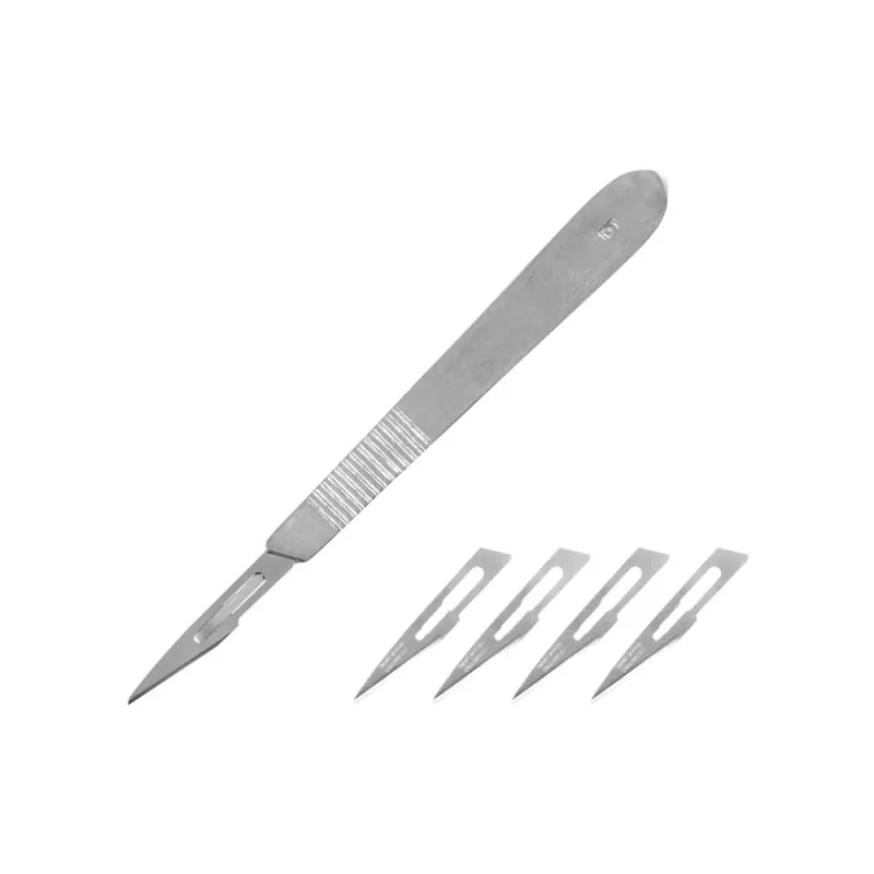 Shesto PKN1214-3-11 Scalpel Set Stainless Steel (Handle No.3 & 5 Blades) Satisfait Ou Remboursé