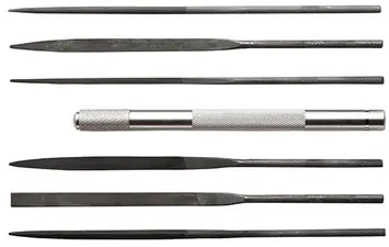 Super Prix Excel Hobby Tools 55668 6 Assorted File Set w/ Handle, Cut 2