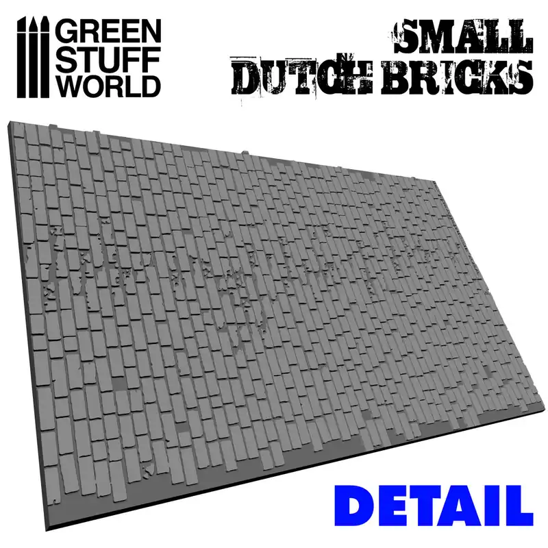 Green Stuff World 1660 Small Dutch Bricks Rolling pin Must-Have