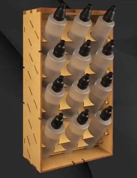 Green Stuff World 11596 MDF Paint Organizer Vertical Lite Solde